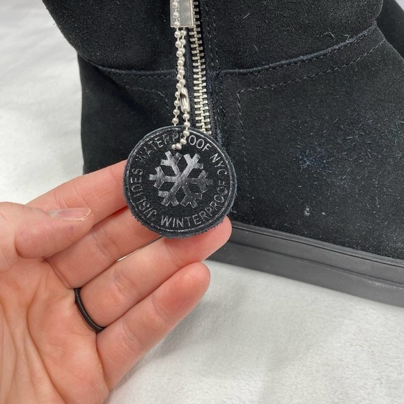 New J/Slides Women's Alistar High-Top Faux-Fur Bootie Sneakers Zipper Closure10M - Picture 2 of 5